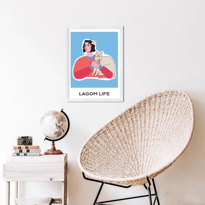 "The Lagom Life" Abstract Wall Art