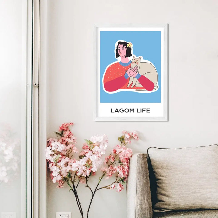 "The Lagom Life" Abstract Wall Art