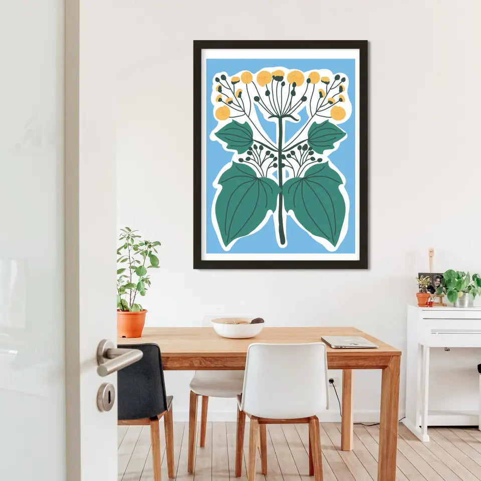 "Blossom Ballet" Botonical Wall Art