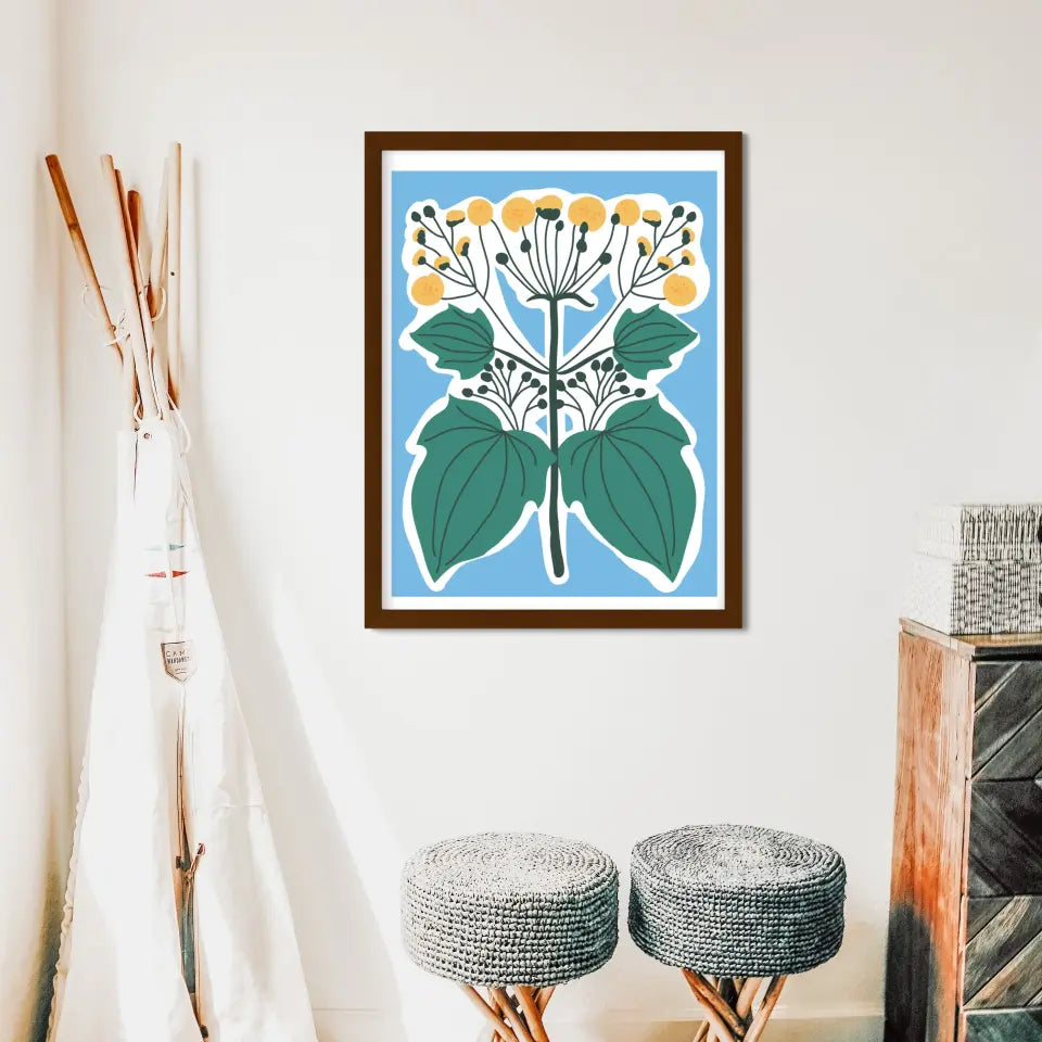 "Blossom Ballet" Botonical Wall Art