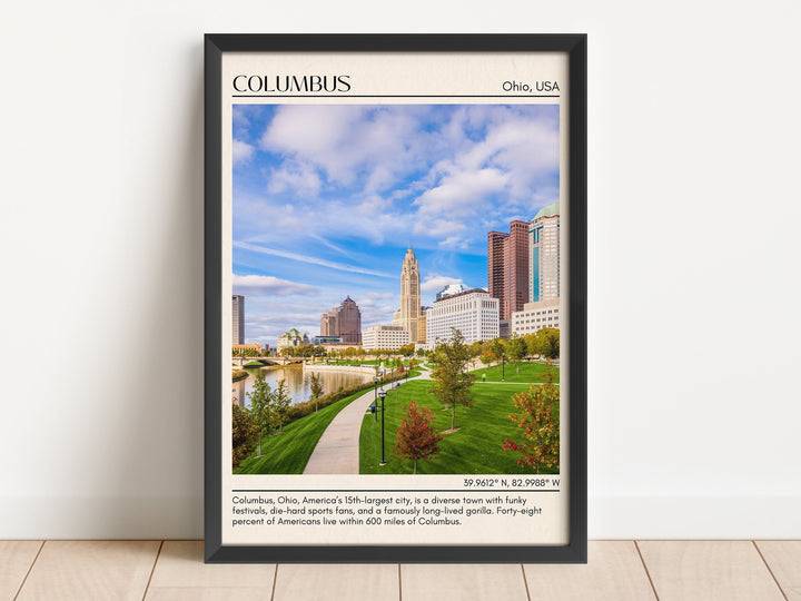 Columbus Wall Art, Ohio, USA