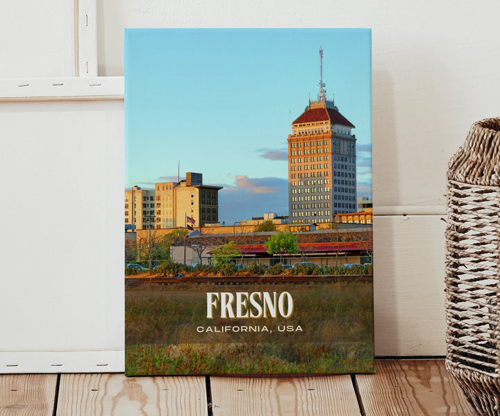 Fresno Retro Wall Art, California, USA