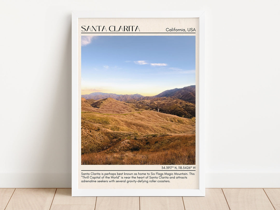 Santa Clarita Minimal Wall Art, California, USA