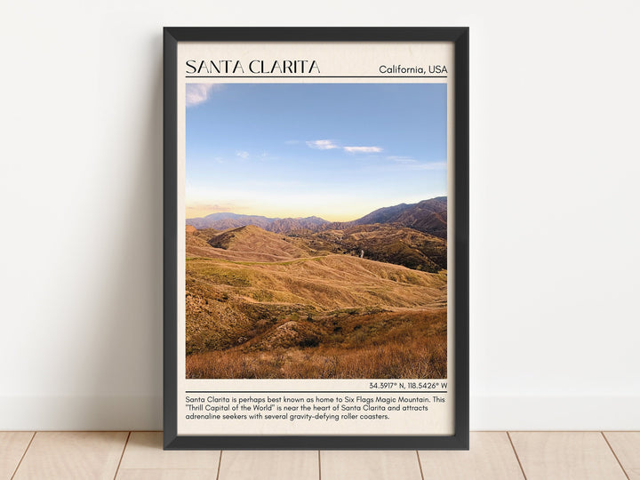 Santa Clarita Minimal Wall Art, California, USA