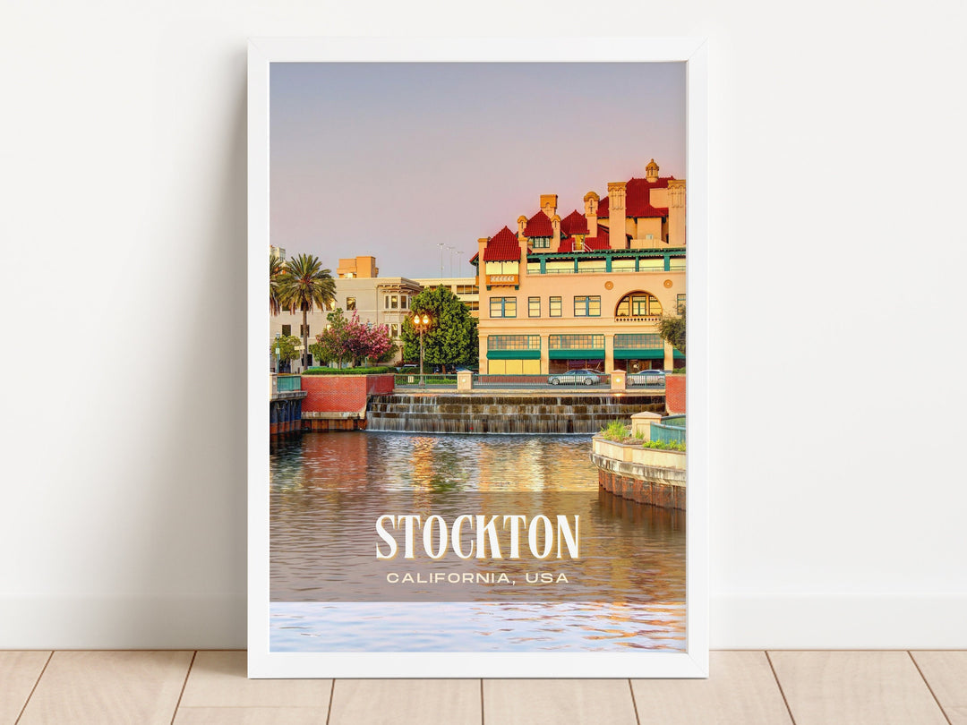 Stockton Retro Wall Art, California, USA