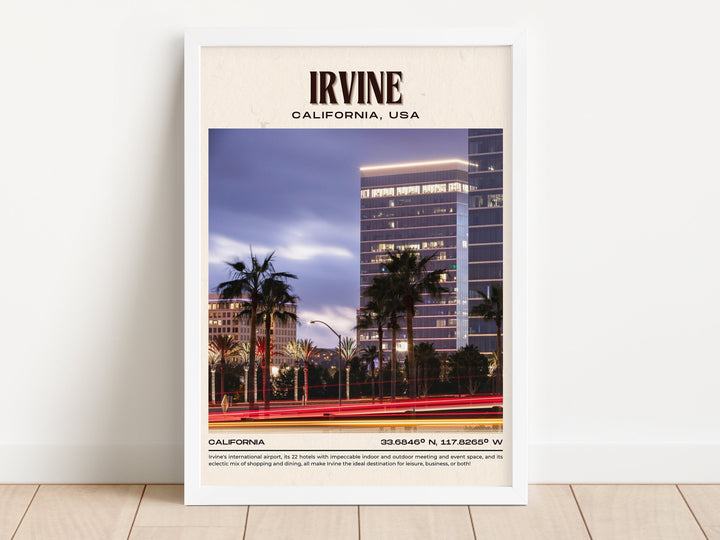 Irvine Vintage Wall Art, California, USA
