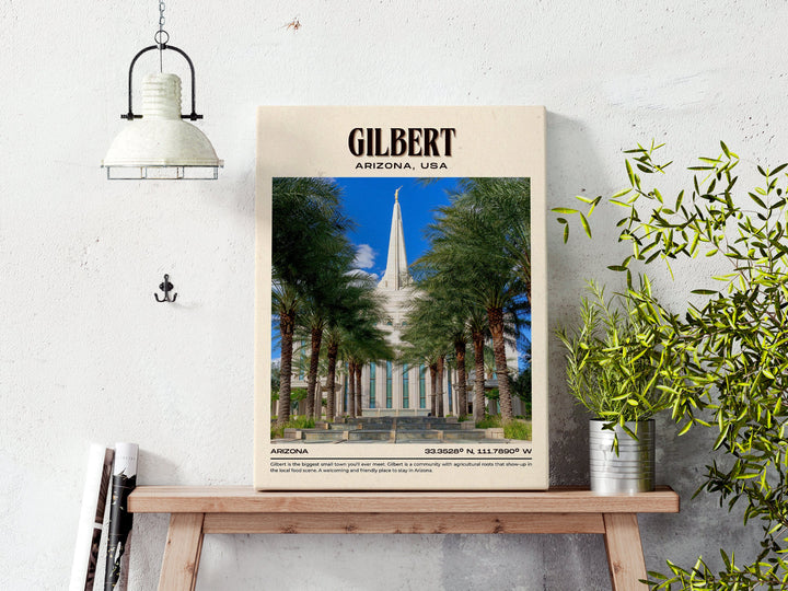 Gilbert Vintage Wall Art, Arizona, USA