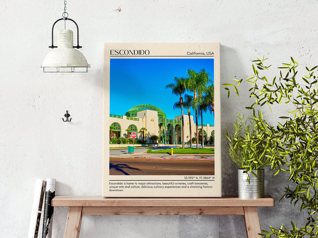 Escondido Minimal Wall Art, California, USA