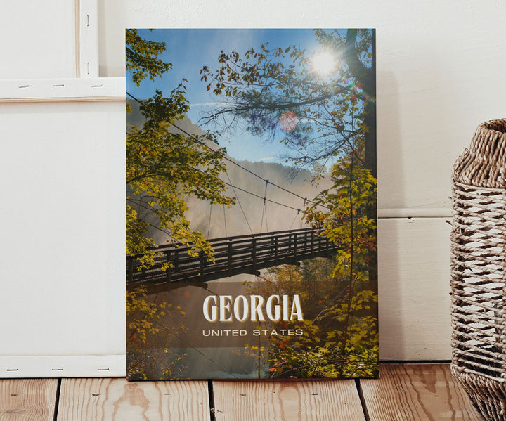 Georgia Retro Wall Art, USA