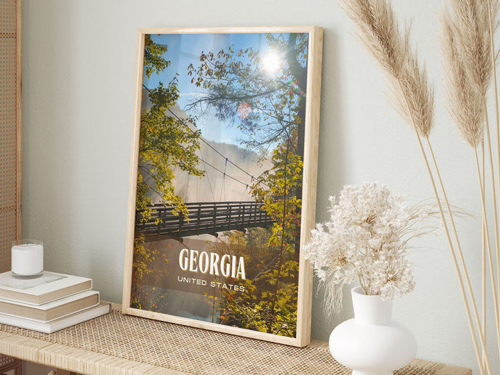 Georgia Retro Wall Art, USA