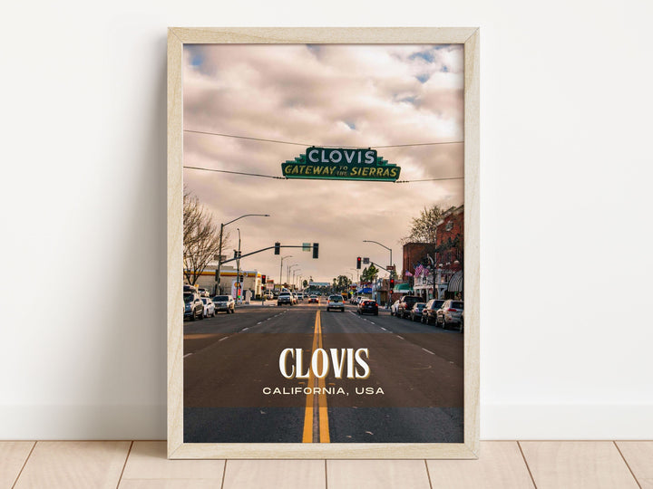 Clovis Retro Wall Art, California, USA