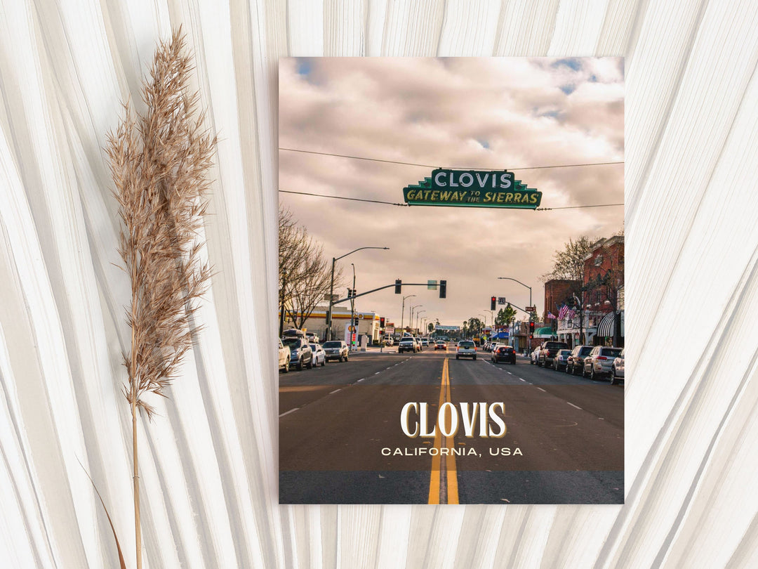 Clovis Retro Wall Art, California, USA