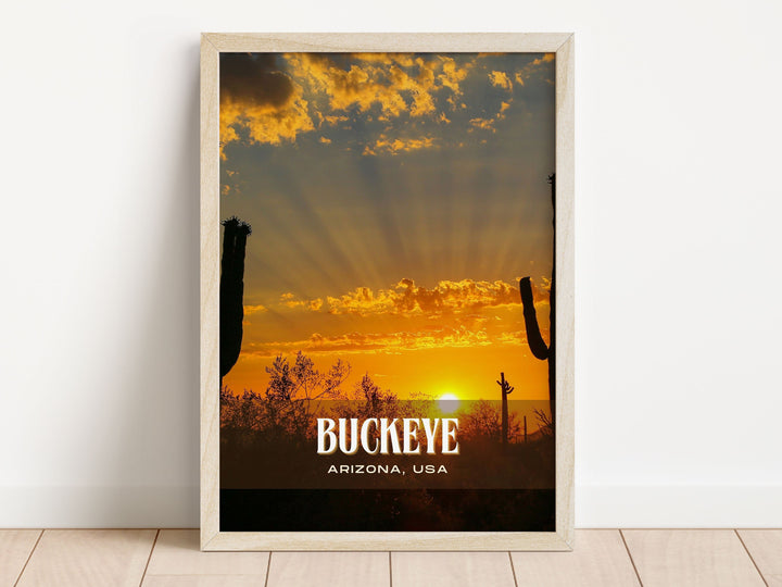 Buckeye Retro Wall Art, Arizona, USA