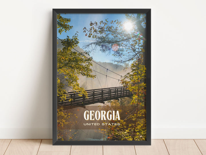 Georgia Retro Wall Art, USA