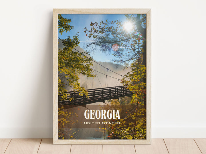 Georgia Retro Wall Art, USA