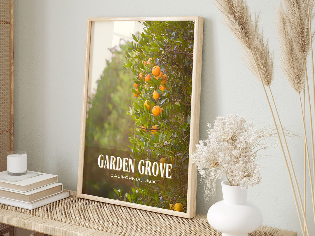 Garden Grove Retro Wall Art, California, USA