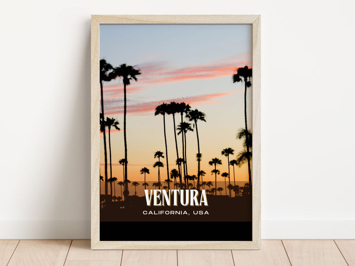 Ventura Retro Wall Art, California, USA