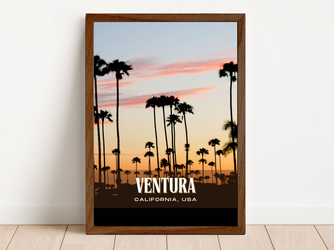 Ventura Retro Wall Art, California, USA