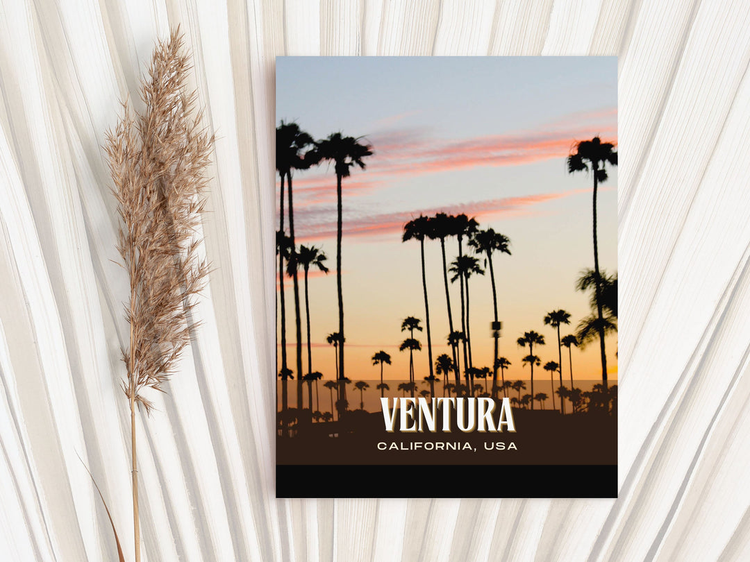 Ventura Retro Wall Art, California, USA