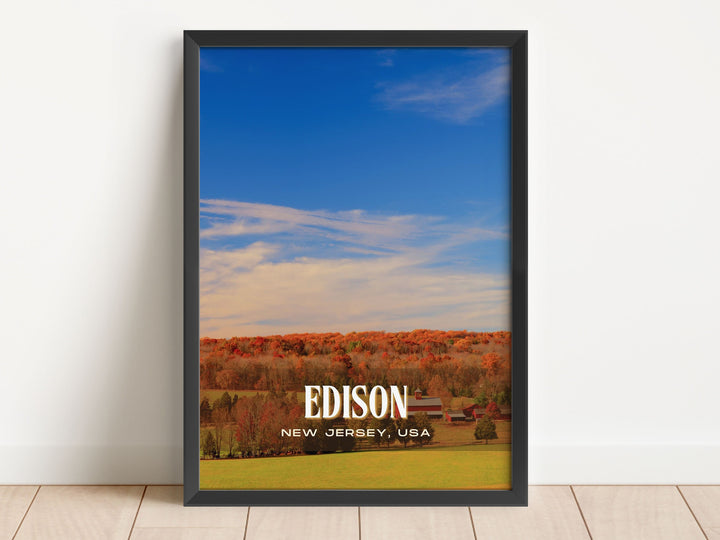 Edison Retro Wall Art, New Jersey, USA