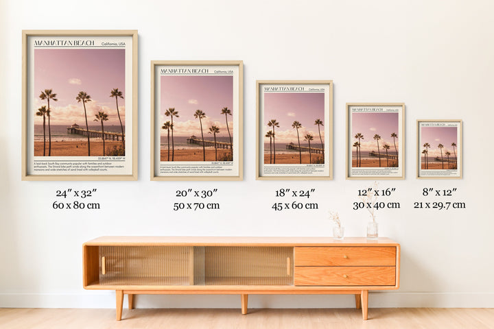 Manhattan Beach Wall Art Canvas, USA