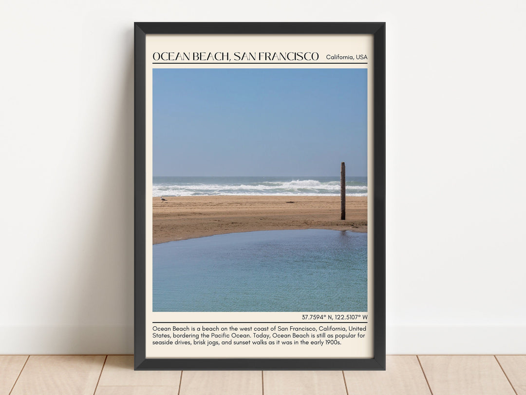 Ocean Beach San Francisco Wall Art Canvas, USA