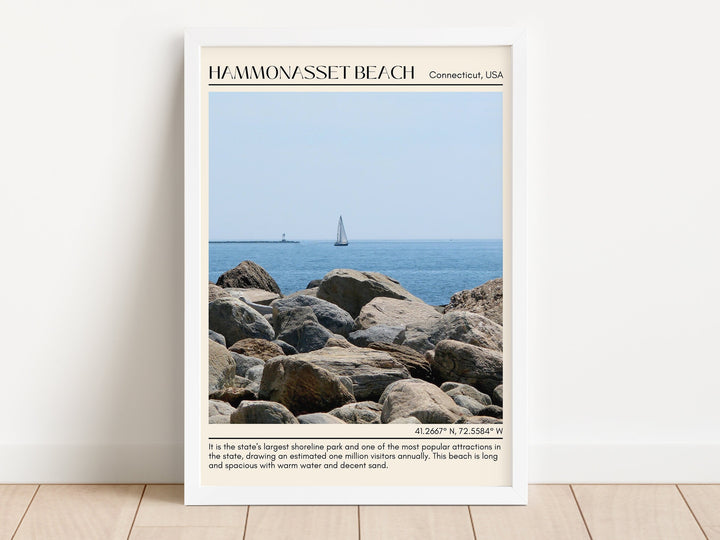 Hammonasset Beach State Park Wall Art Canvas, USA