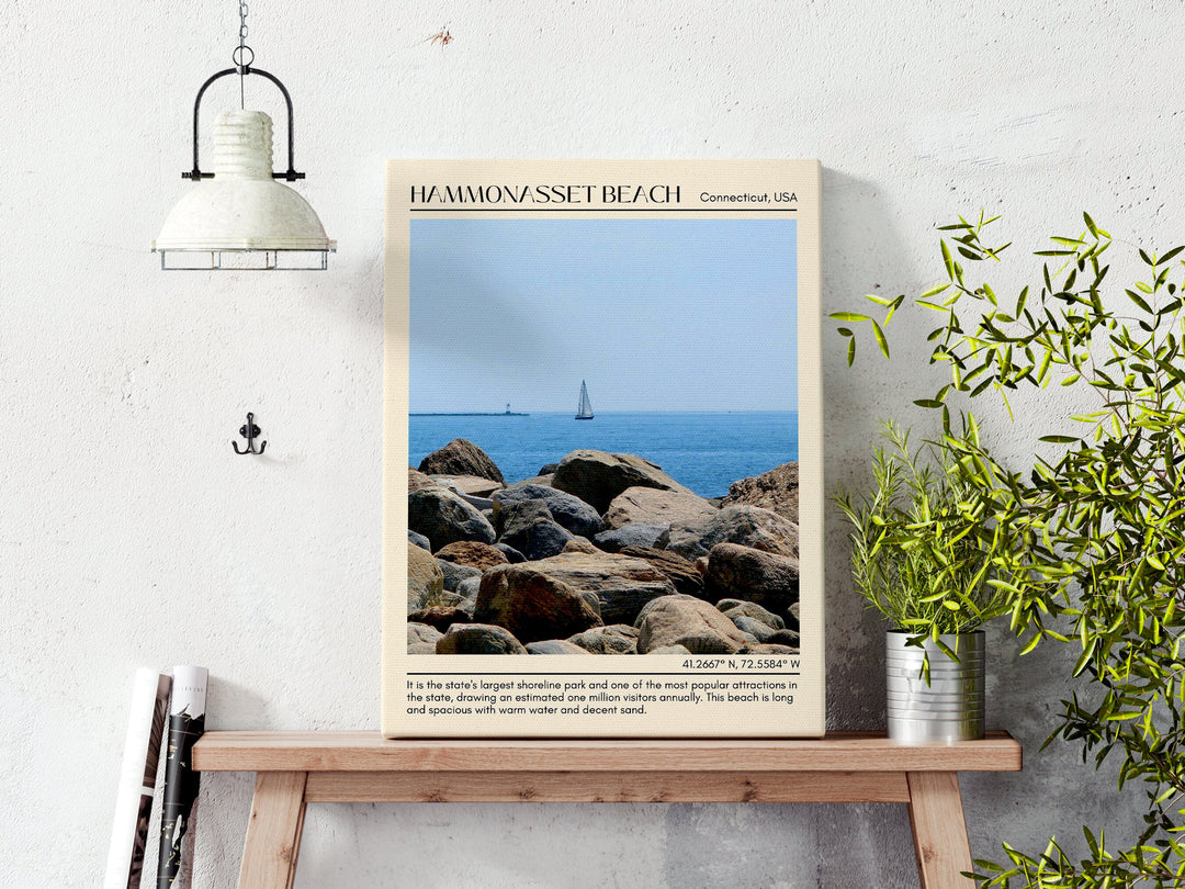 Hammonasset Beach State Park Wall Art Canvas, USA