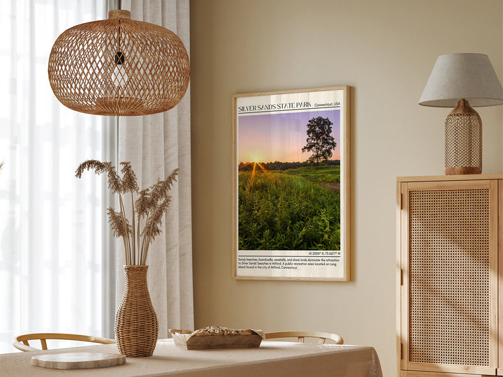 Silver Sand State Park Wall Art Canvas, USA