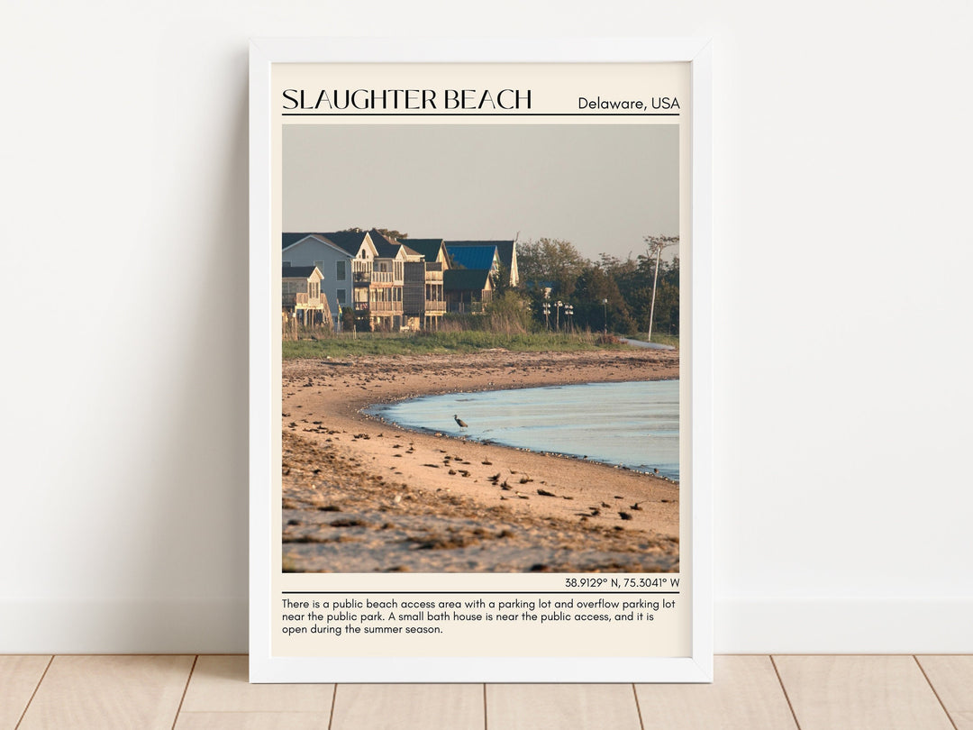 Slaughter Beach Wall Art Canvas, USA