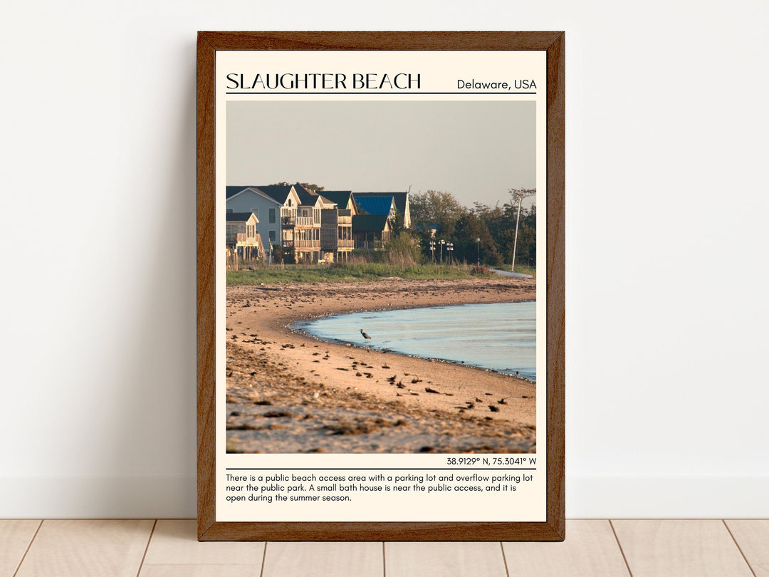 Slaughter Beach Wall Art Canvas, USA