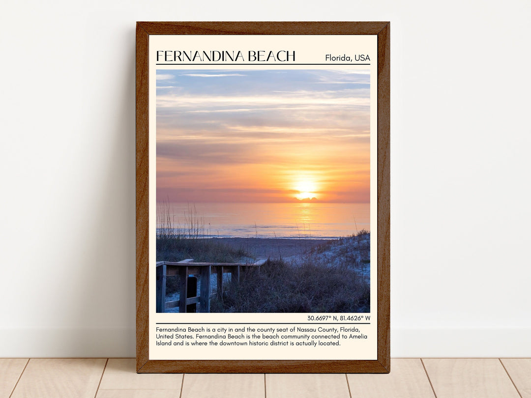 Fernandina Beach Wall Canvas, USA