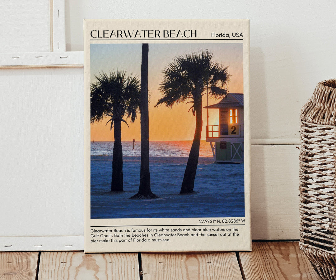 Clearwater Beach Wall Canvas, Florida, USA