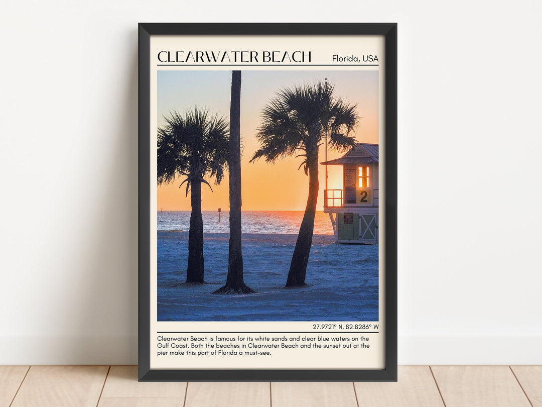 Clearwater Beach Wall Canvas, Florida, USA