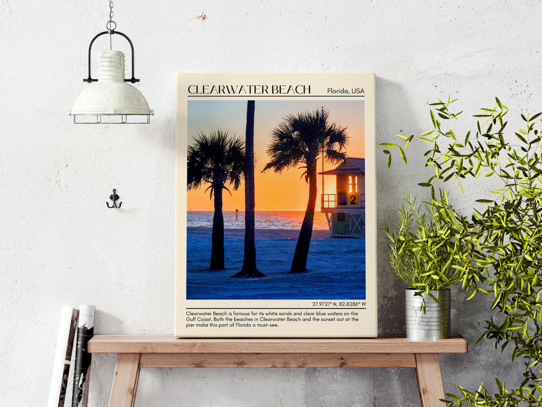 Clearwater Beach Wall Canvas, Florida, USA
