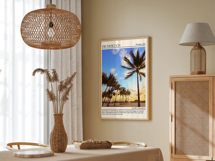 Miami Beach Wall Canvas, USA