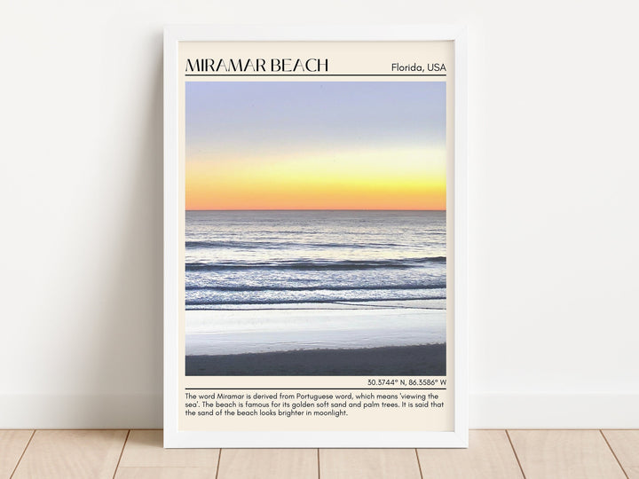 Miramar Beach Wall Canvas, USA