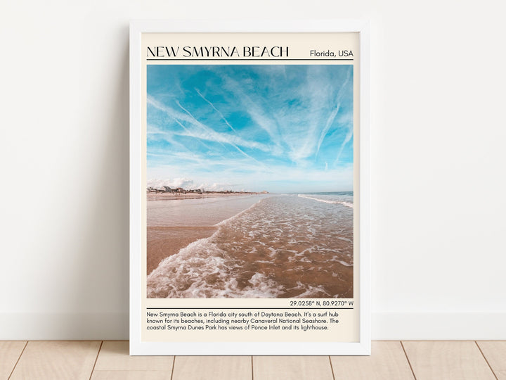 New Smyrna Beach Wall Canvas, USA