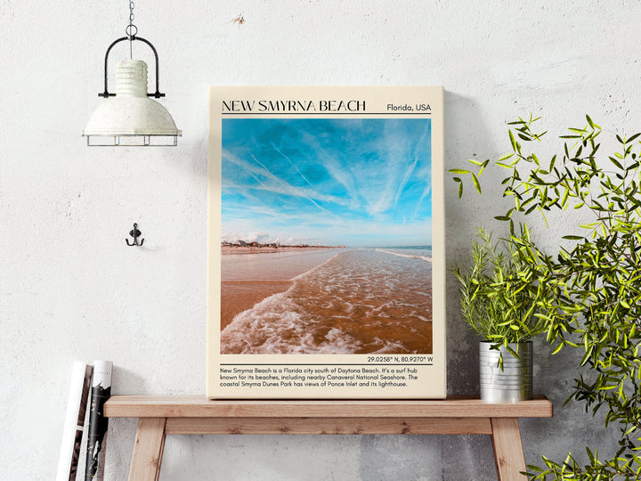 New Smyrna Beach Wall Canvas, USA