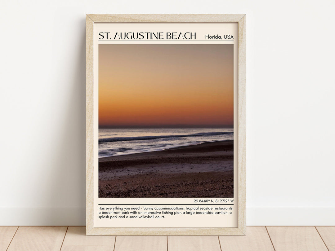 St. Augustine Beach Wall Canvas, USA