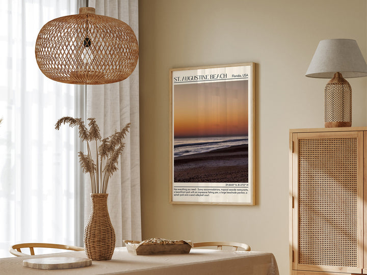 St. Augustine Beach Wall Canvas, USA