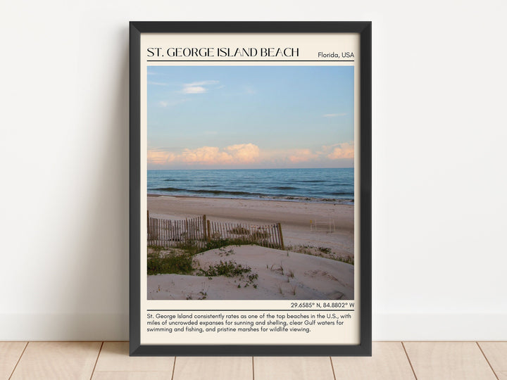 St. George Island Beach Wall Canvas, USA