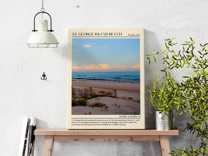 St. George Island Beach Wall Canvas, USA