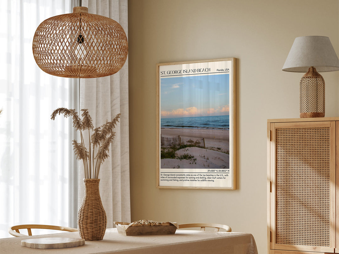 St. George Island Beach Wall Canvas, USA