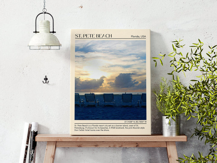 St. Pete Beach Wall Canvas, USA