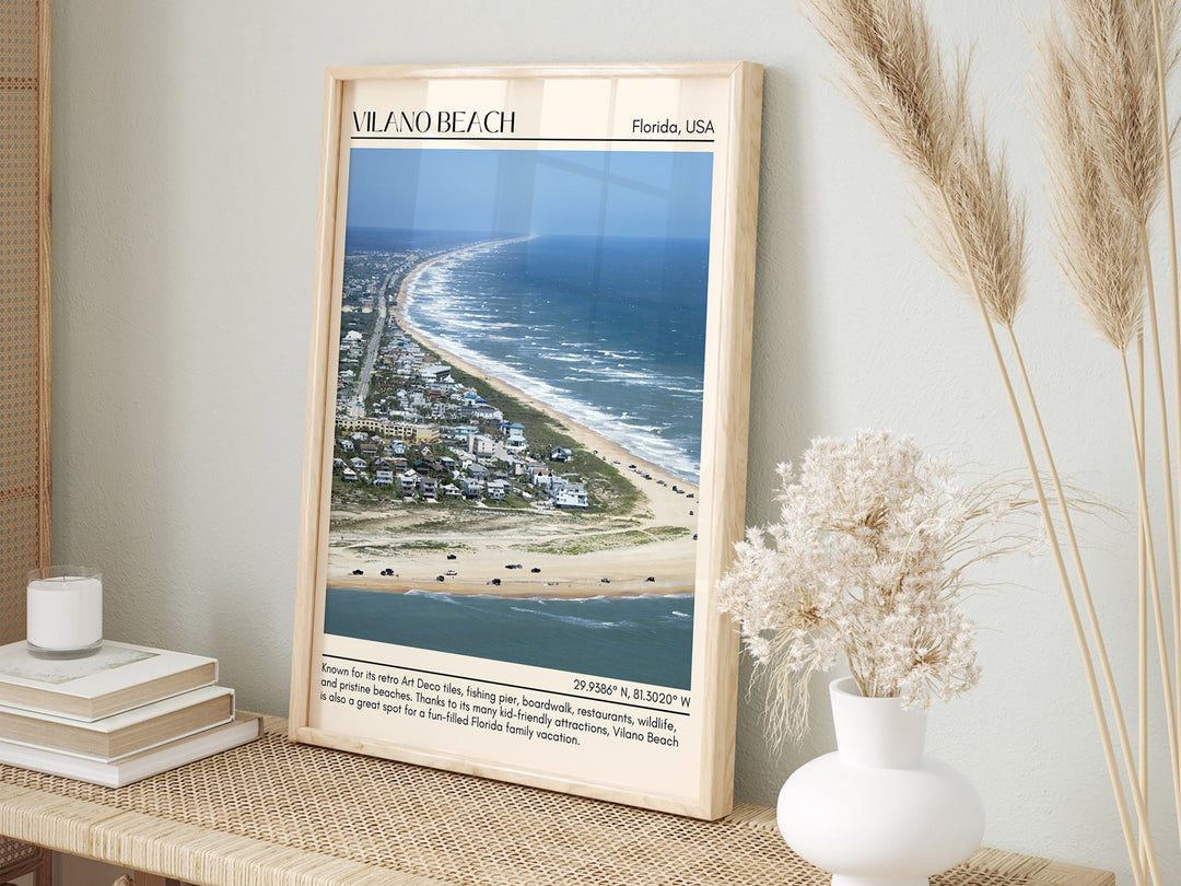 Vilano Beach Wall Canvas, USA