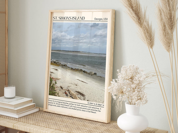 St Simons Island Wall Canvas, USA