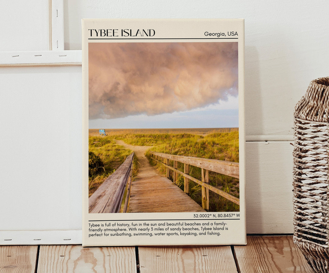 Tybee Island Wall Canvas, USA