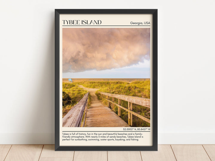 Tybee Island Wall Canvas, USA