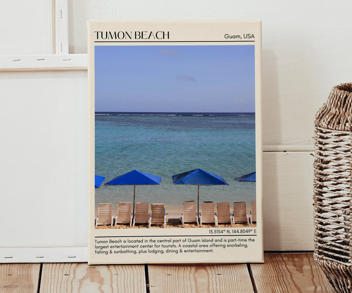 Tumon Beach Wall Canvas, USA